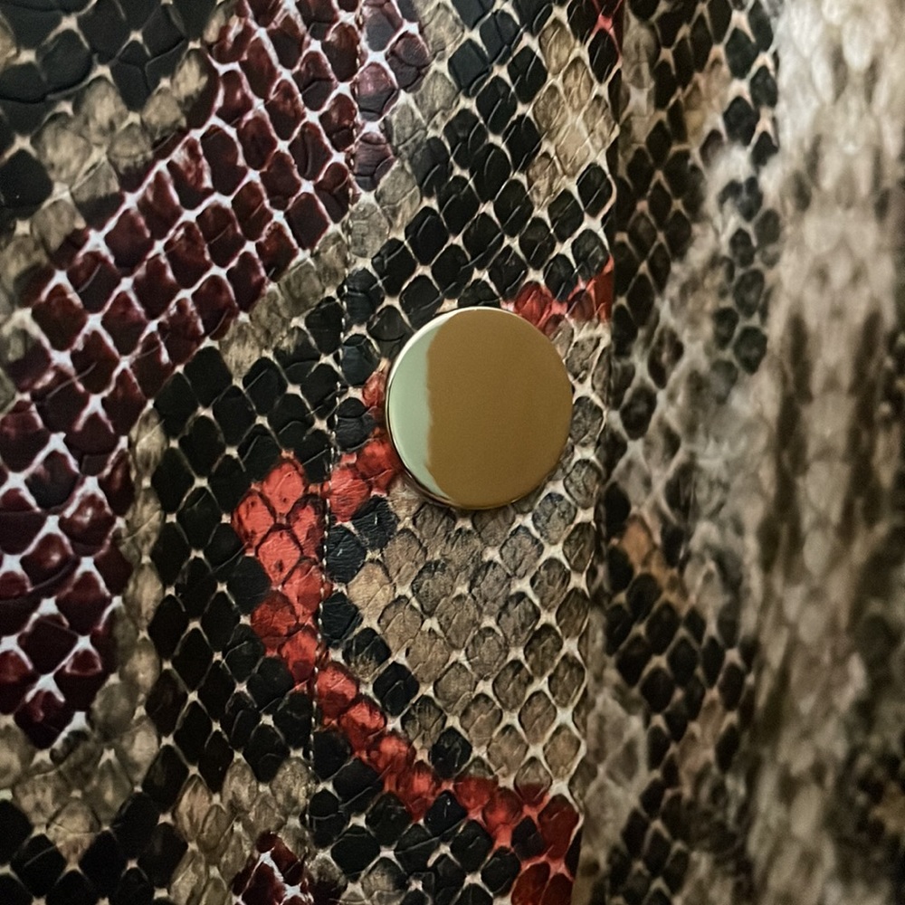 Zara Faux Snake Pencil Skirt - Picture 5 of 6